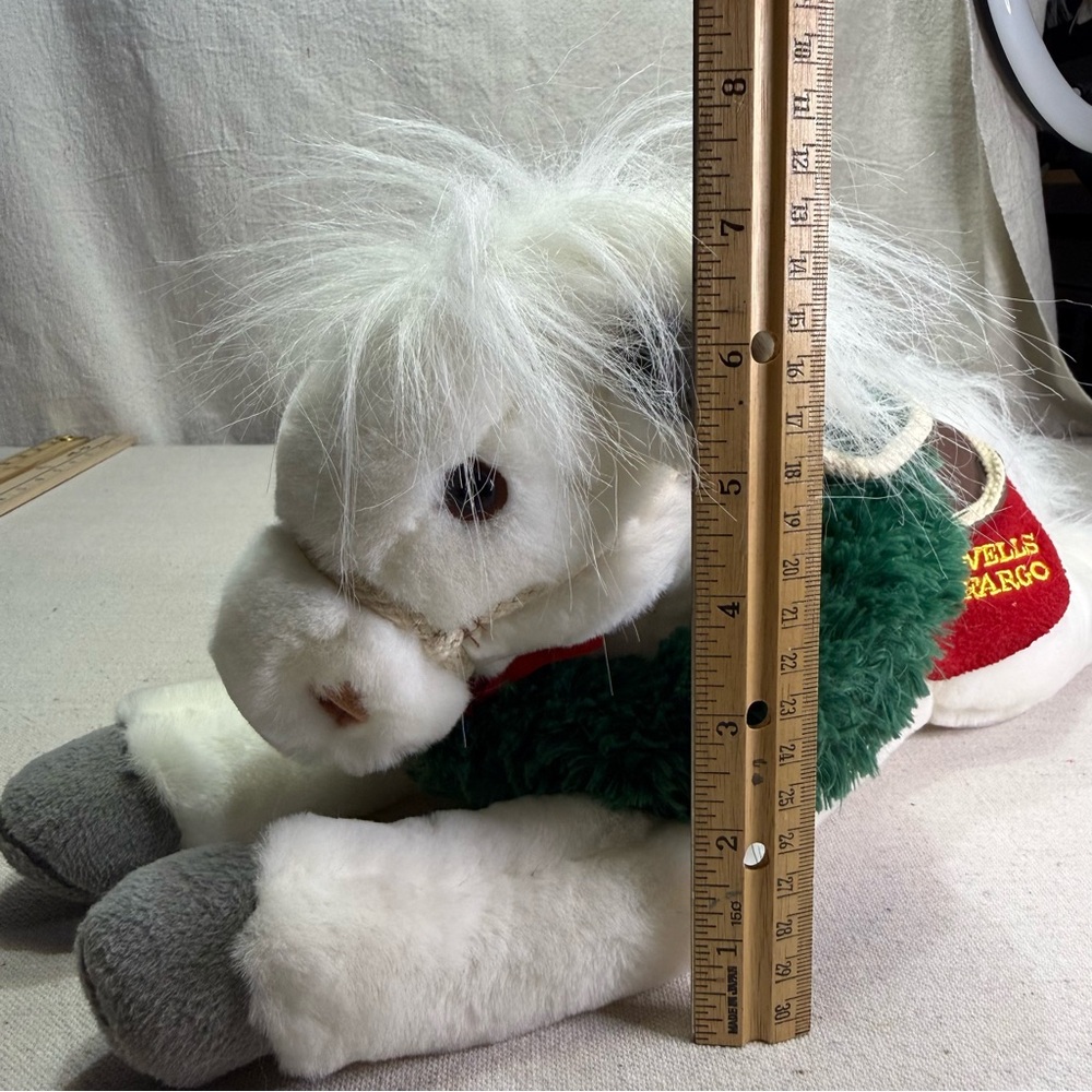 Wells Fargo Plush Horse with Wreath - 2003 - Toys R Us - Vintage - Picture 13 of 15